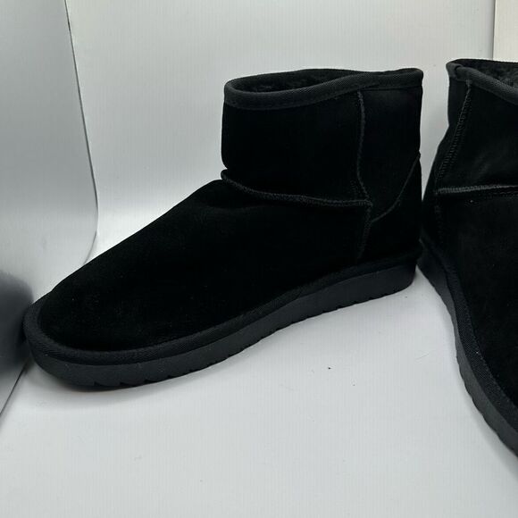 CUSHIONAIRE Women's pull on boot +Memory Foam 11 WIDE BLACK - Picture 7 of 7